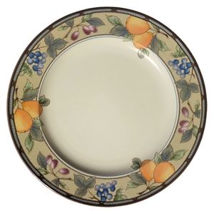 1 Vtg 90s Mikasa GARDEN HARVEST Intaglio #CAC29 Dinner Plate Oven